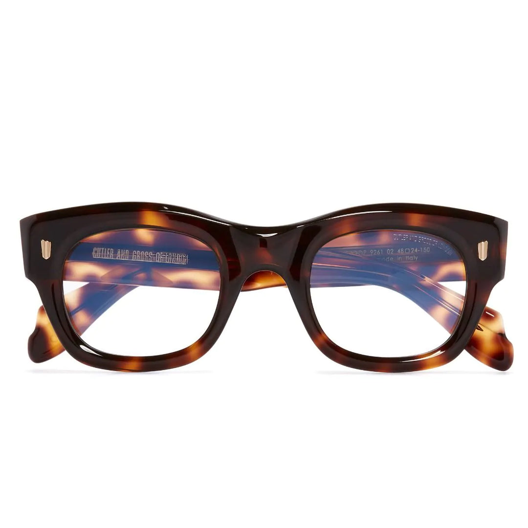 CUTLER AND GROSS 9261 OPTICAL CAT EYE GLASSES - OLD BROWN HAVANA