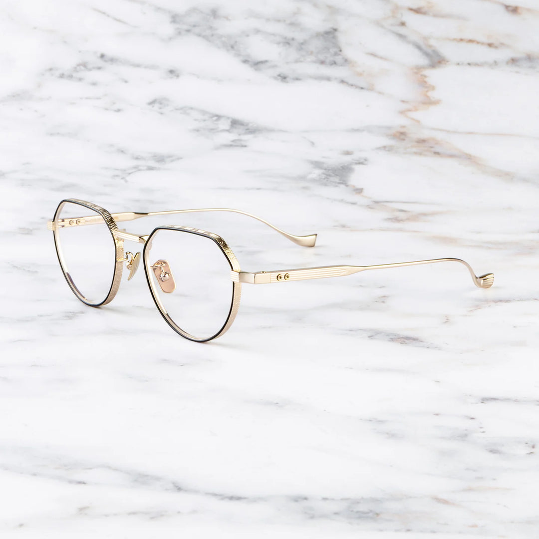 CUTLER AND GROSS KNIGHTSBRIDGE GREEN PELHAM 1430-BLACK ON GOLD