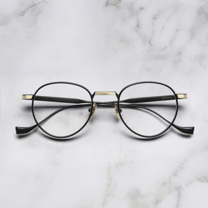 CUTLER AND GROSS KNIGHTSBRIDGE GREEN LENNOX 1428-BLACK/GOLD
