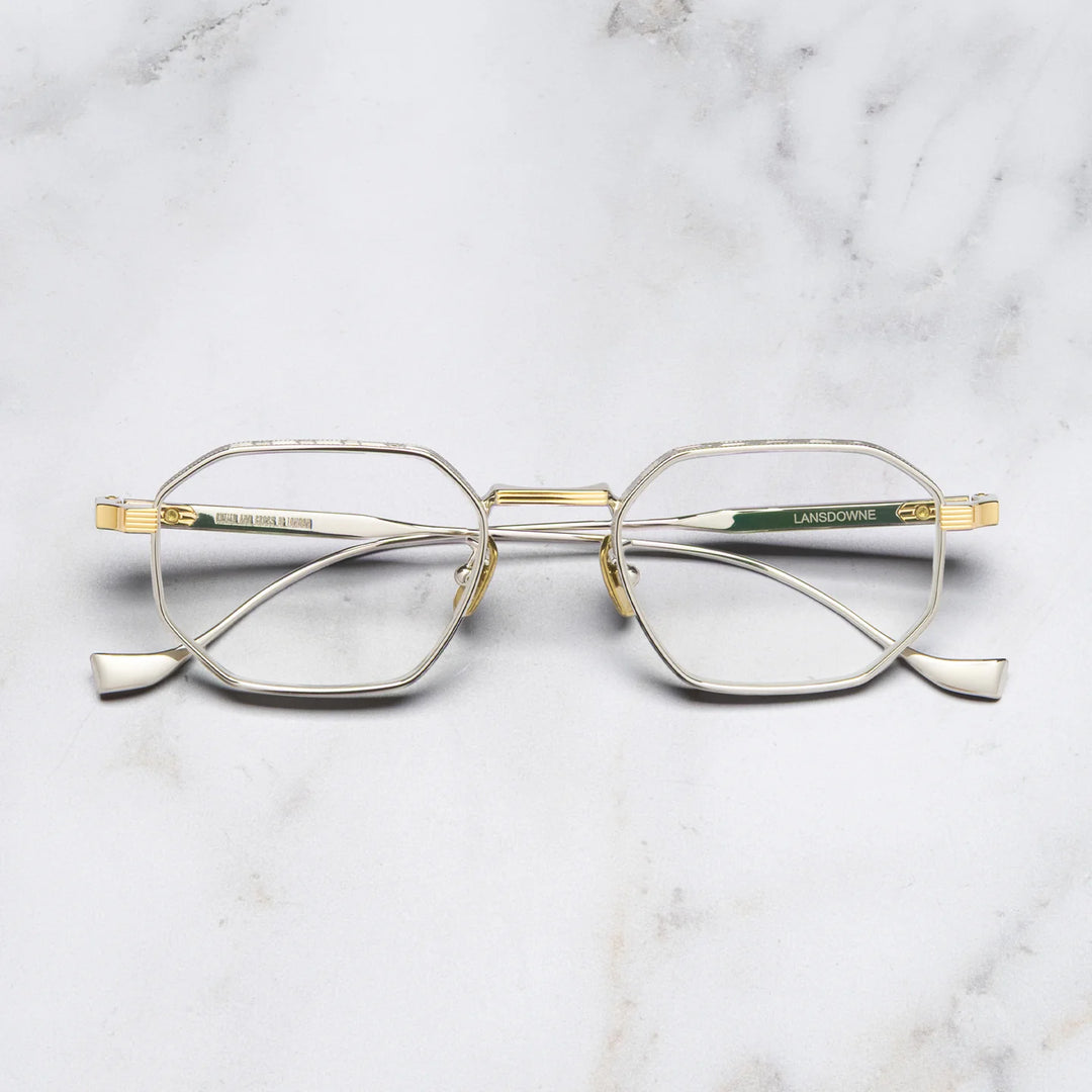 CUTLER AND GROSS KNIGHTSBRIDGE GREEN LANSDOWNE 1431-SILVER/GOLD