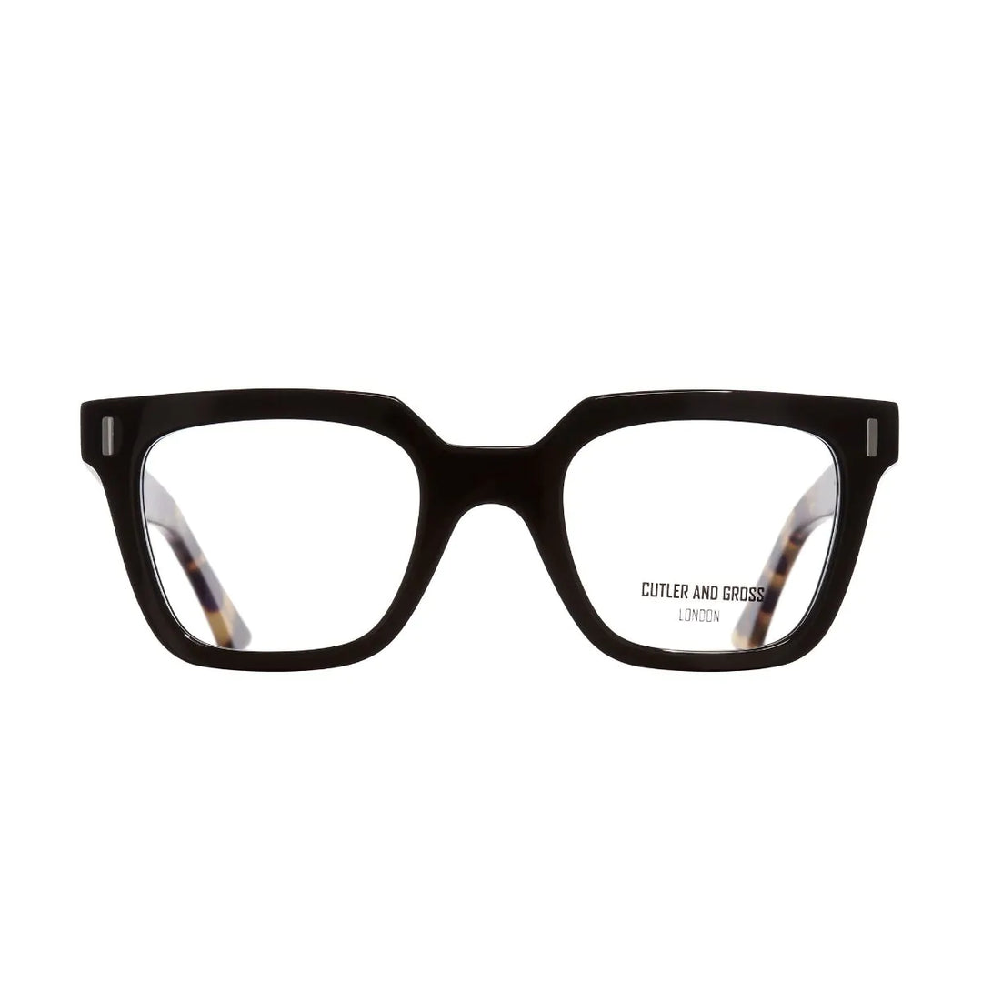CUTLER AND GROSS 1305 OPTICAL SQUARE GLASSES - BLACK ON CAMO