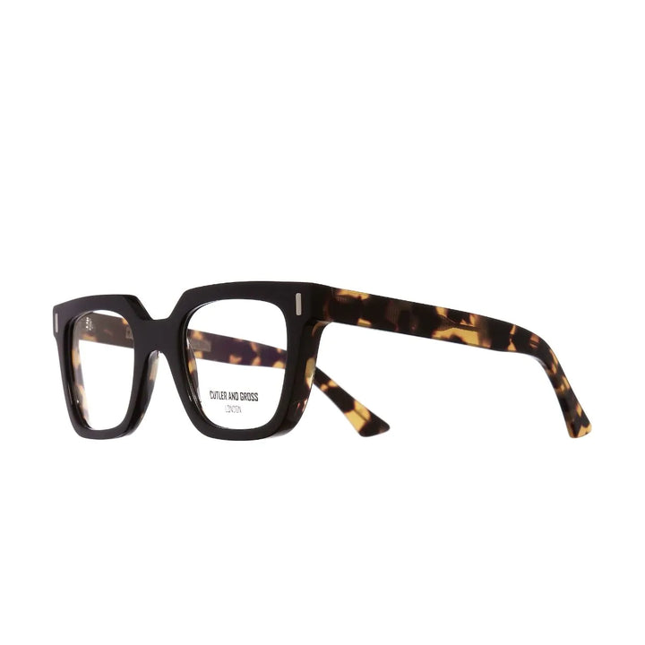 CUTLER AND GROSS 1305 OPTICAL SQUARE GLASSES - BLACK ON CAMO