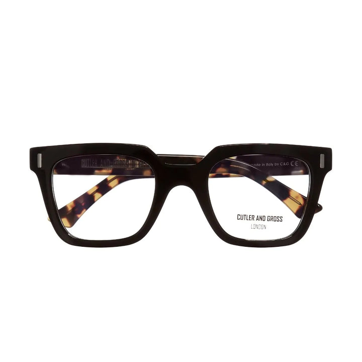 CUTLER AND GROSS 1305 OPTICAL SQUARE GLASSES - BLACK ON CAMO