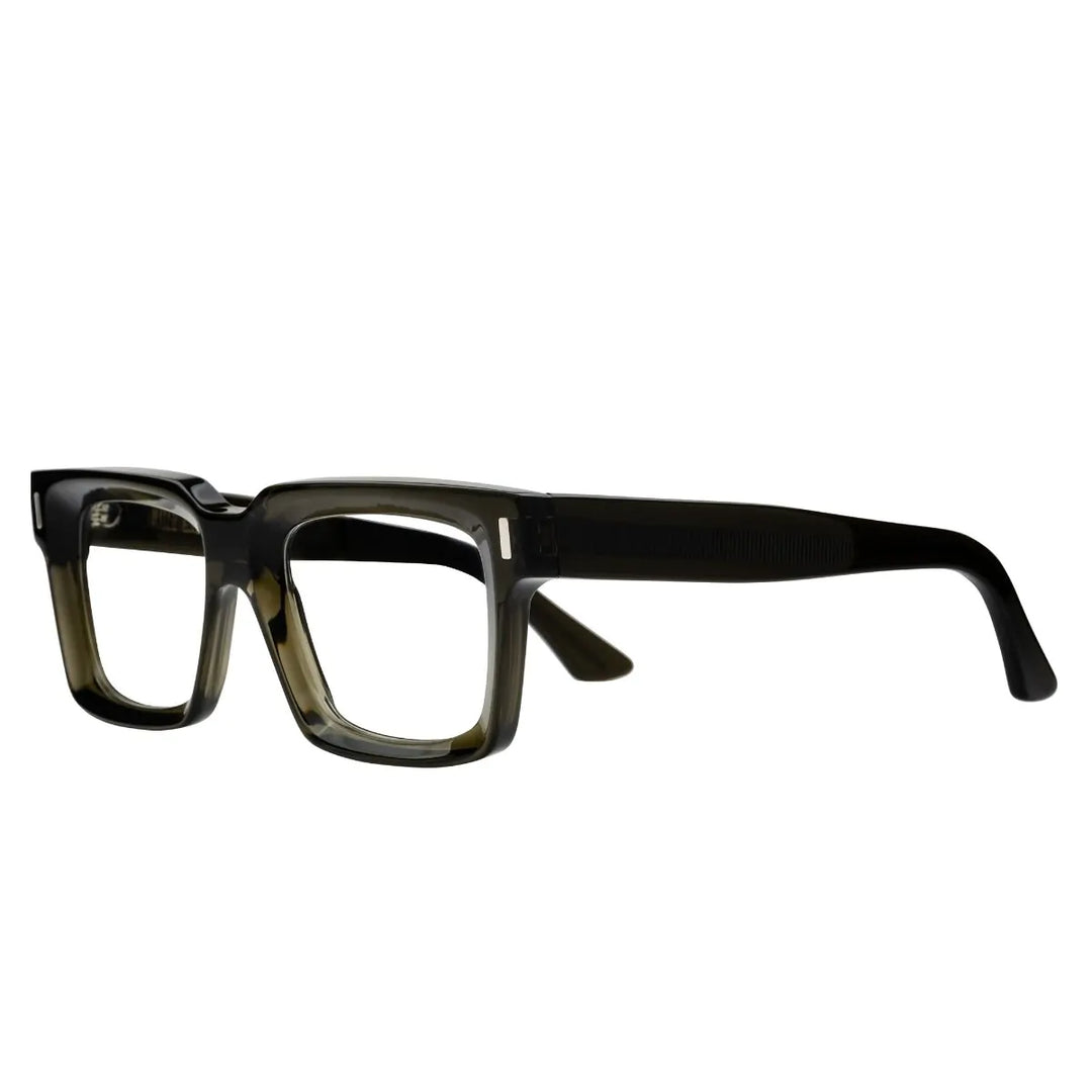 CUTLER AND GROSS 1386 OPTICAL SQUARE GLASSES - OLIVE