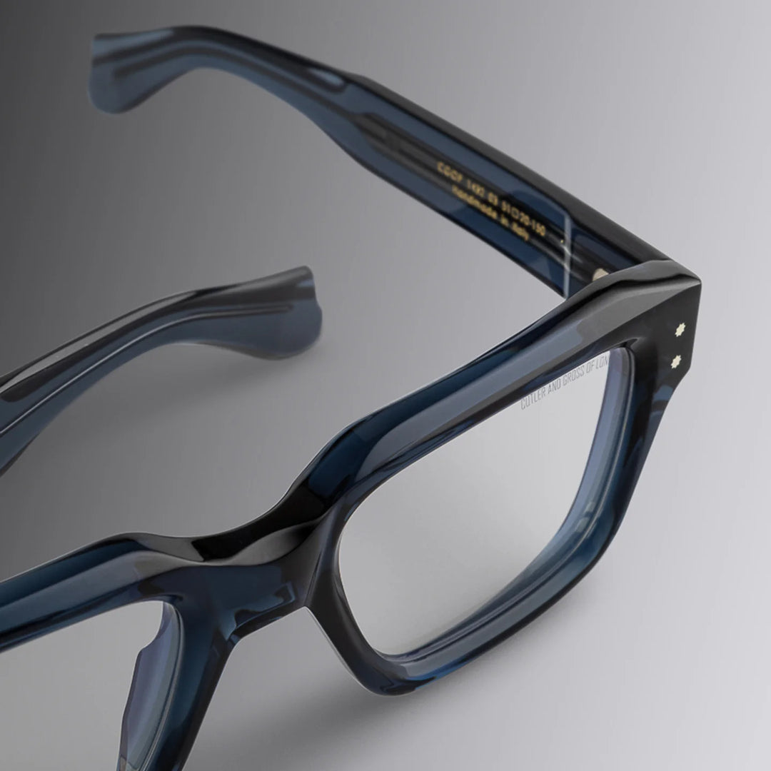 CUTLER AND GROSS SERPENTINE COLLECTION 1432 - DEEP BLUE