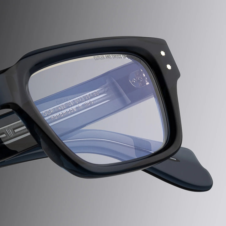 CUTLER AND GROSS SERPENTINE COLLECTION 1432 - DEEP BLUE