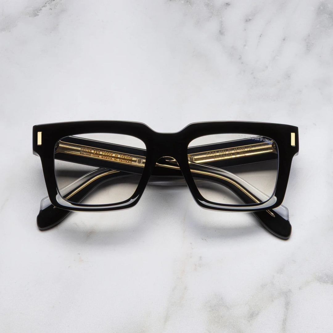 CUTLER AND GROSS SERPENTINE COLLECTION 9386 - BLACK