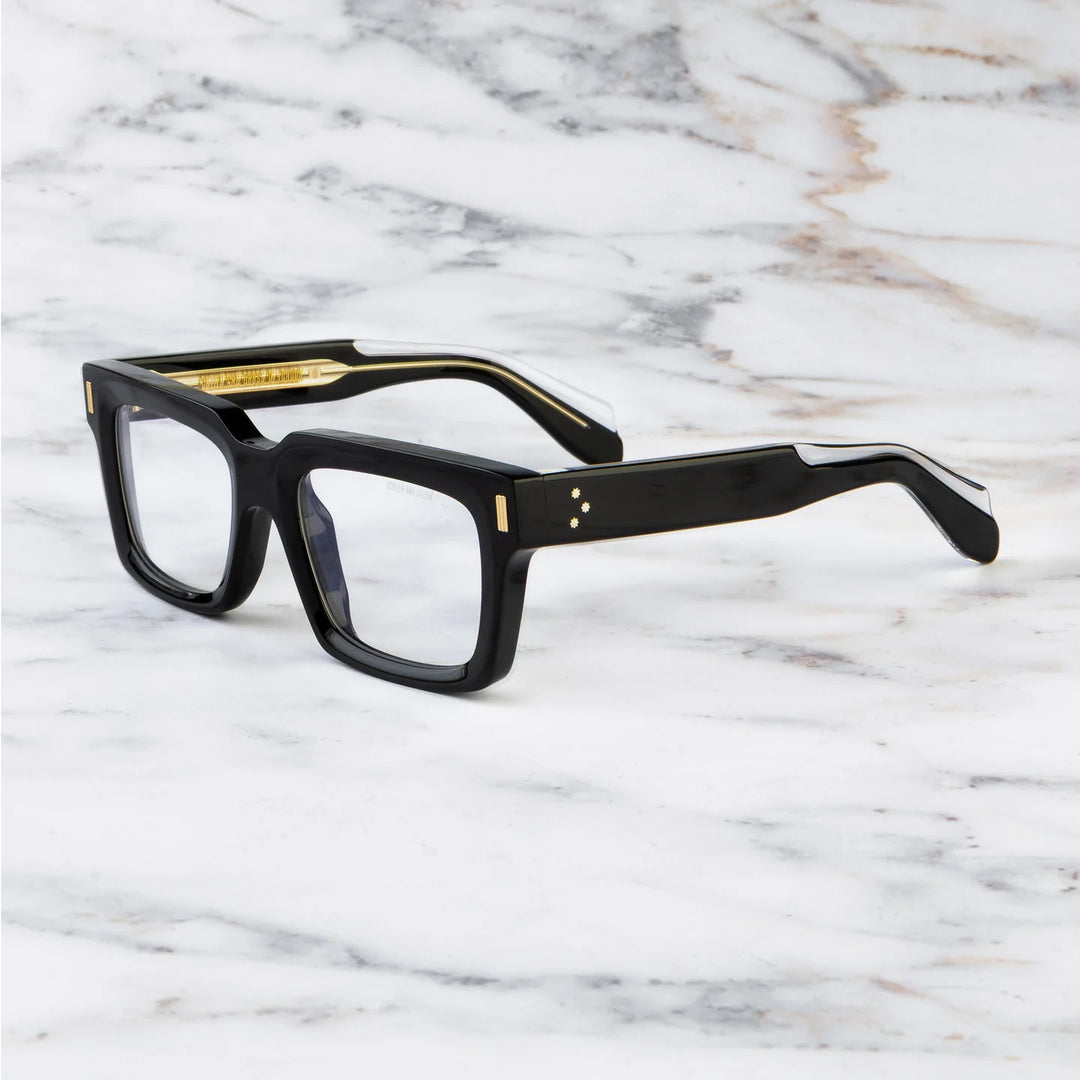 CUTLER AND GROSS SERPENTINE COLLECTION 9386 - BLACK