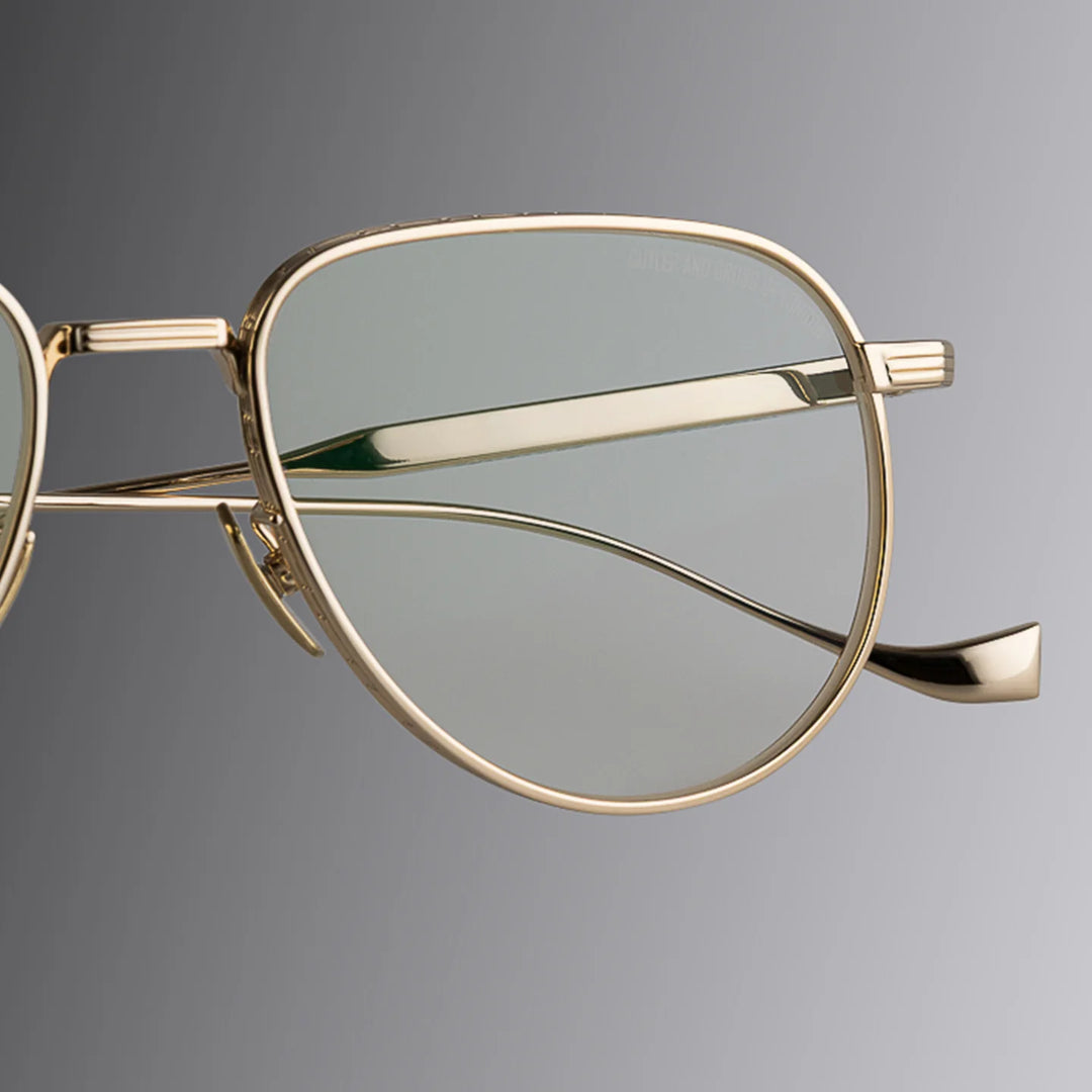CUTLER AND GROSS KNIGHTSBRIDGE GREEN PEMBROKE 1429-GOLD