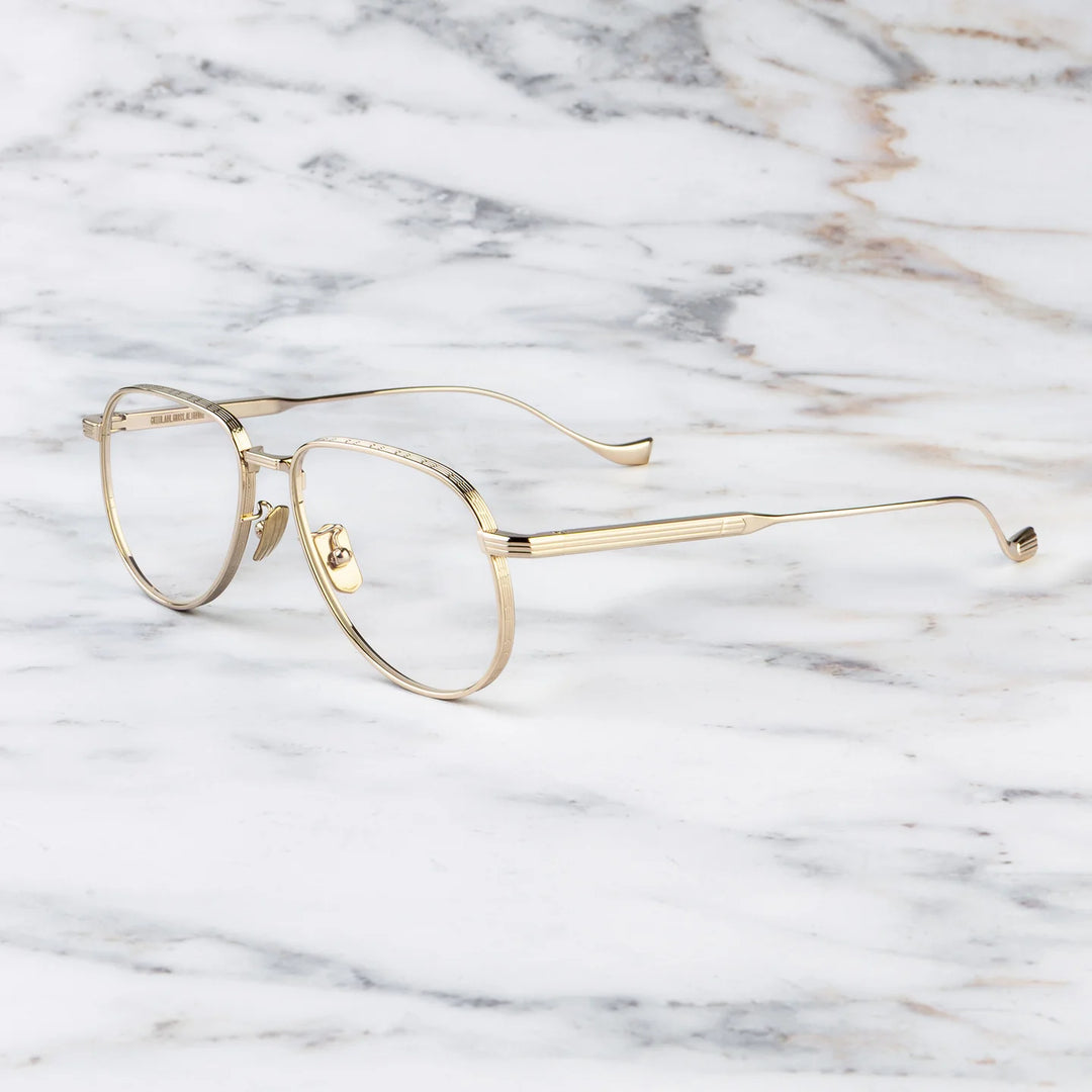 CUTLER AND GROSS KNIGHTSBRIDGE GREEN PEMBROKE 1429-GOLD