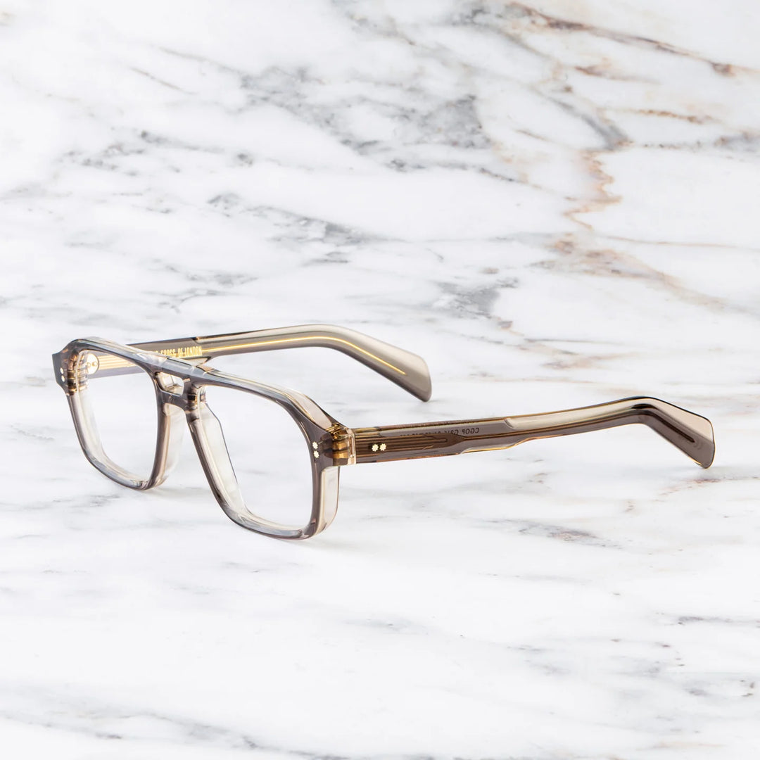 CUTLER AND GROSS GR15 AVIATOR OPTICAL-GREY ON GRANNY CHIC
