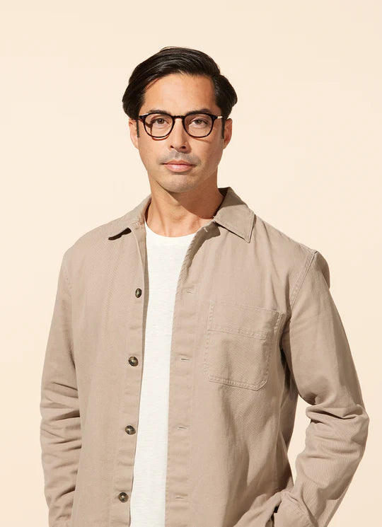 Garrett Leight - Kinney Matte Brandy Tortoise