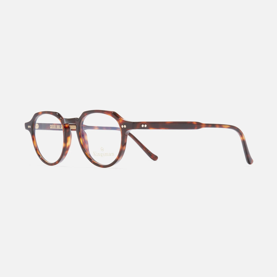 CUTLER AND GROSS KINGSMAN ROUND OPTICAL 1313-DARK TURTLE
