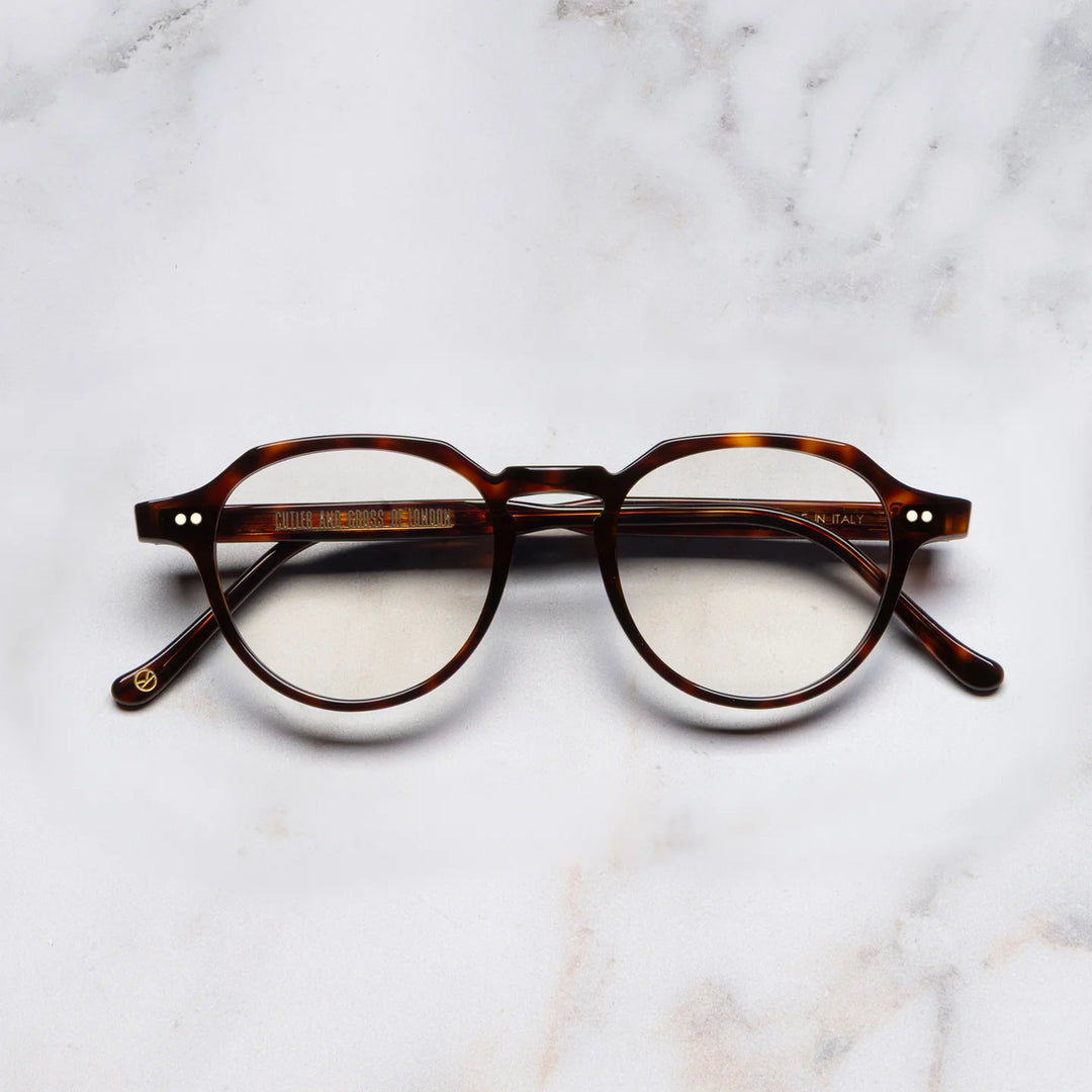 CUTLER AND GROSS KINGSMAN ROUND OPTICAL 1313-DARK TURTLE