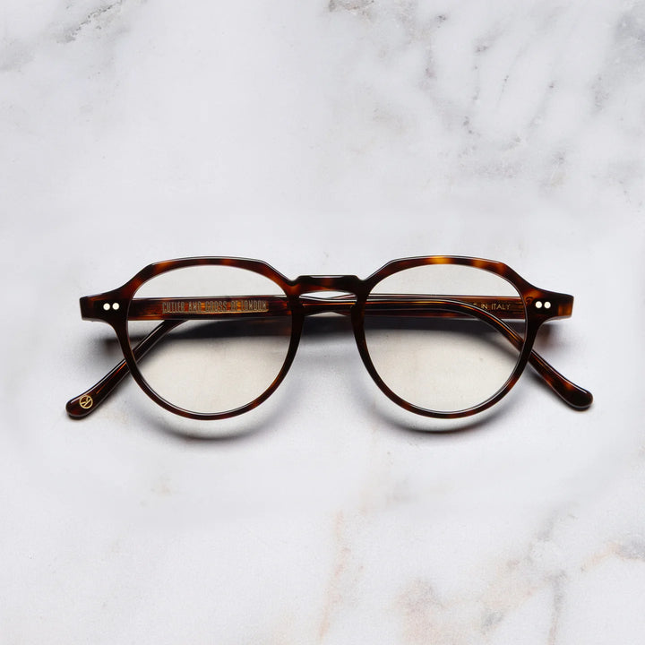 CUTLER AND GROSS KINGSMAN ROUND OPTICAL 1313-DARK TURTLE