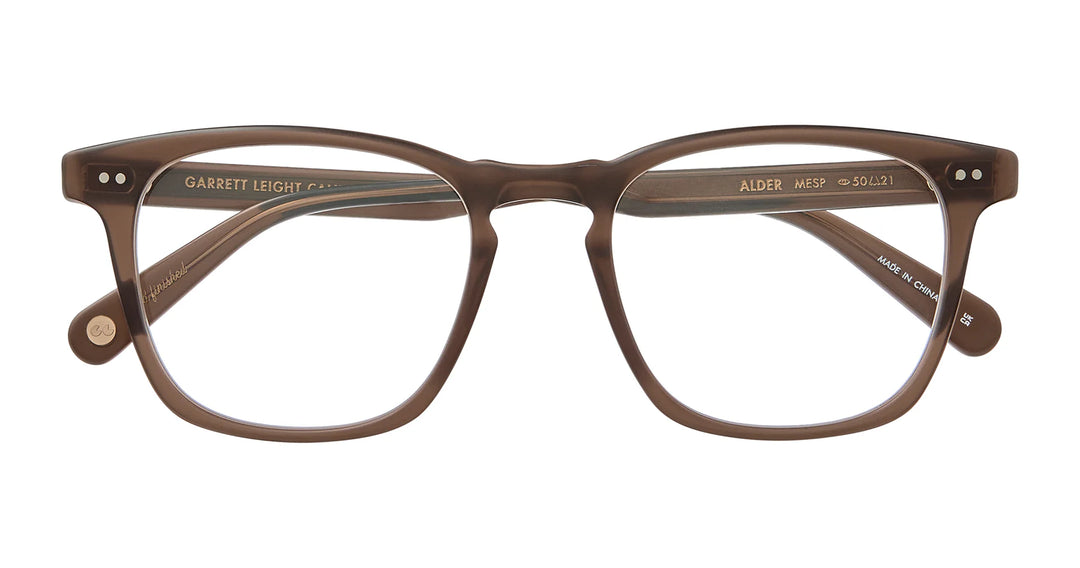 Garrett Leight - Alder - Matte Espresso