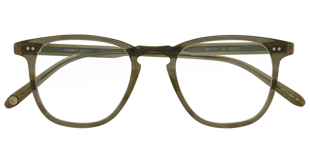 Garrett Leight - Brooks - Olive Tortoise