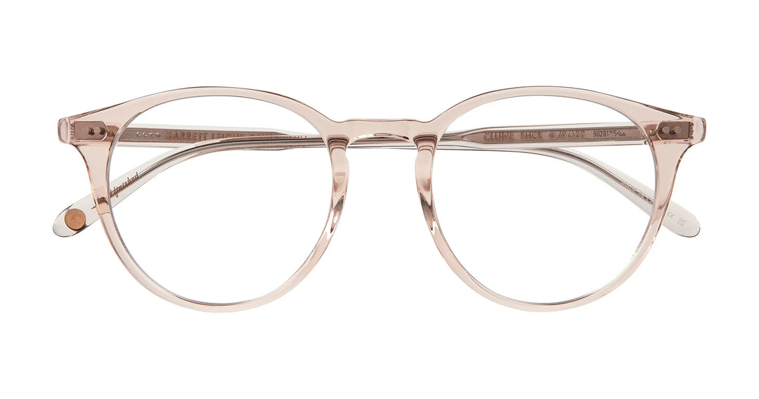 Garrett Leight - Clune - Shell Crystal