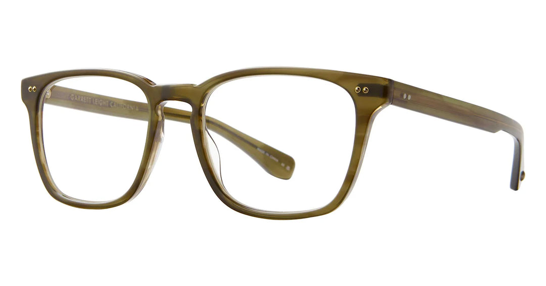 Garrett Leight - Earvin - Matte Olive Tortoise