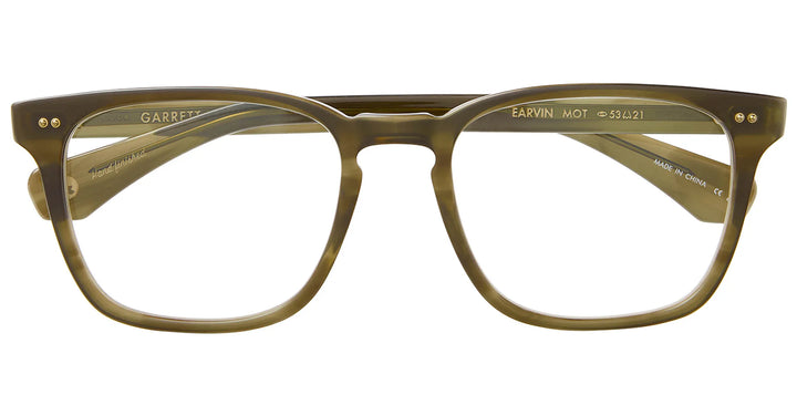 Garrett Leight - Earvin - Matte Olive Tortoise