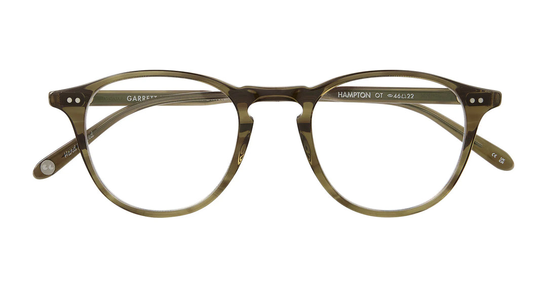 Garrett Leight - Hampton - Olive Tortoise
