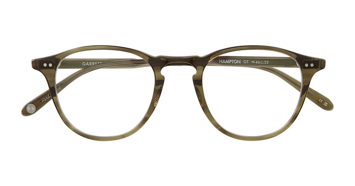 Garrett Leight - Hampton - Olive Tortoise