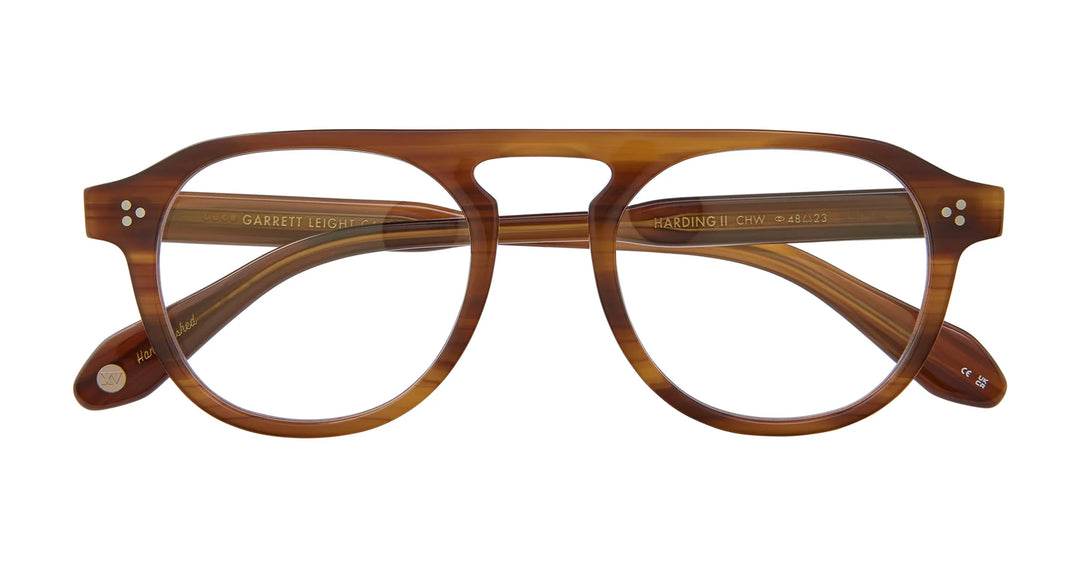 Garrett Leight - Harding II - Cherry Wood