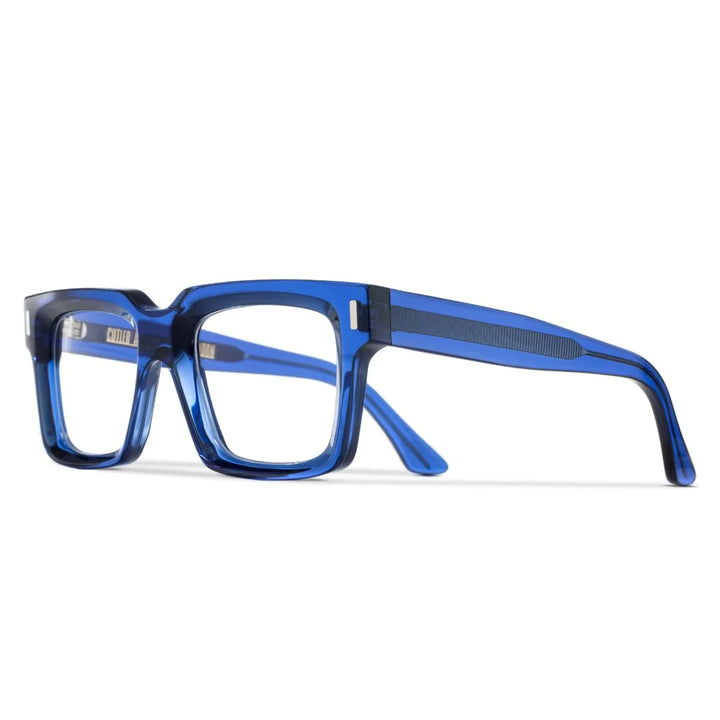 CUTLER AND GROSS 1386 OPTICAL SQUARE GLASSES - PRUSSIAN BLUE