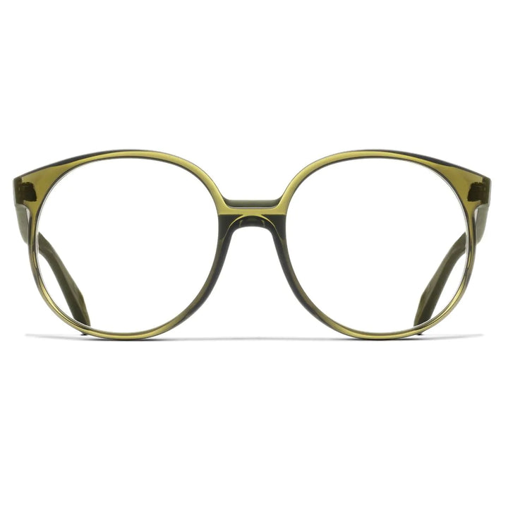CUTLER AND GROSS 1395 OPTICAL ROUND GLASSES - OLIVE