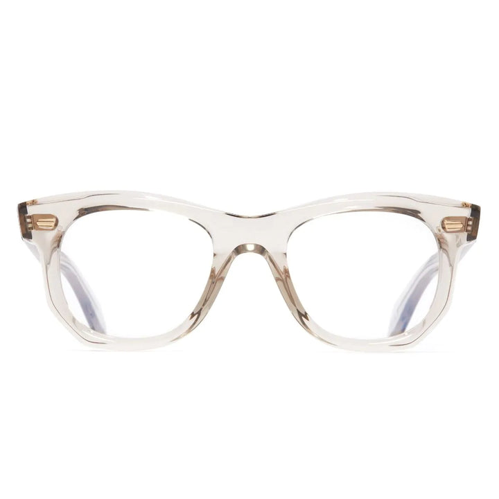 CUTLER AND GROSS 1409 OPTICAL ROUND GLASSES - SAND CRYSTAL
