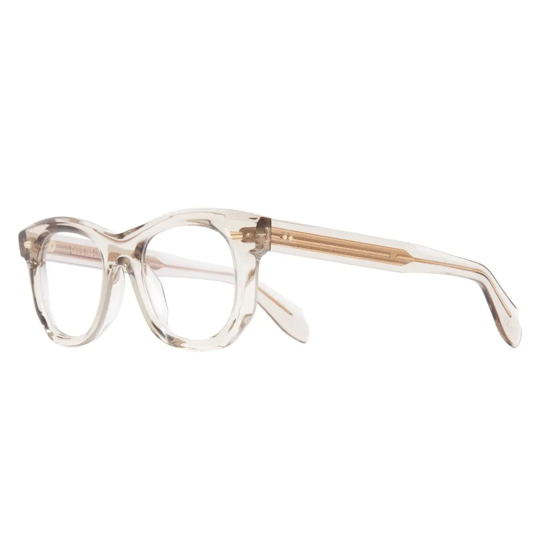 CUTLER AND GROSS 1409 OPTICAL ROUND GLASSES - SAND CRYSTAL