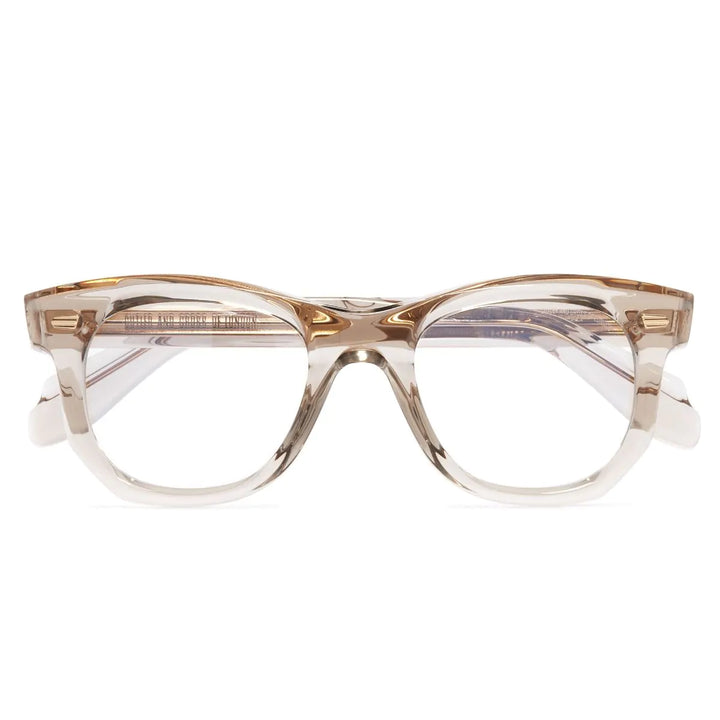 CUTLER AND GROSS 1409 OPTICAL ROUND GLASSES - SAND CRYSTAL