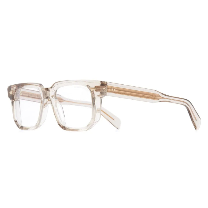 CUTLER AND GROSS 1410 OPTICAL SQUARE GLASSES - SAND CRYSTAL