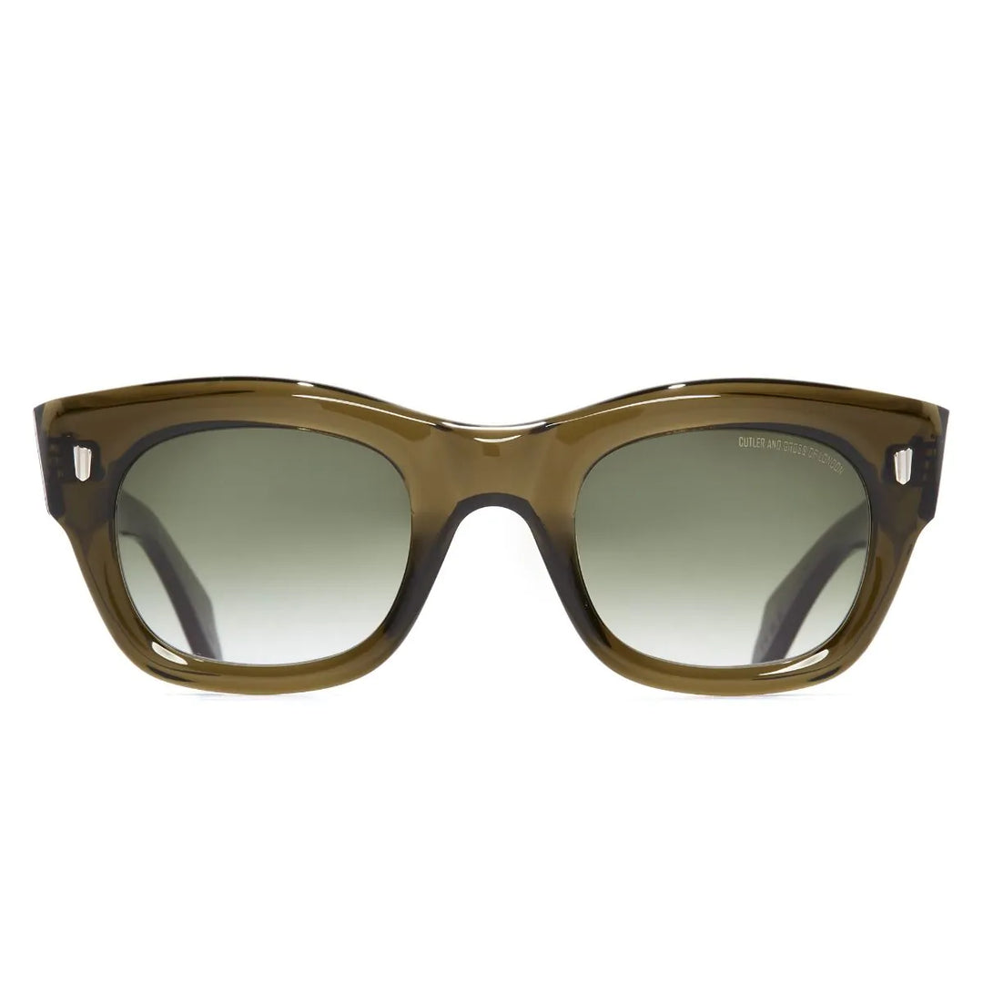 CUTLER AND GROSS 9261 SUNGLASSES - OLIVE