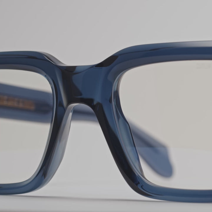 CUTLER AND GROSS SERPENTINE COLLECTION 1432 - DEEP BLUE